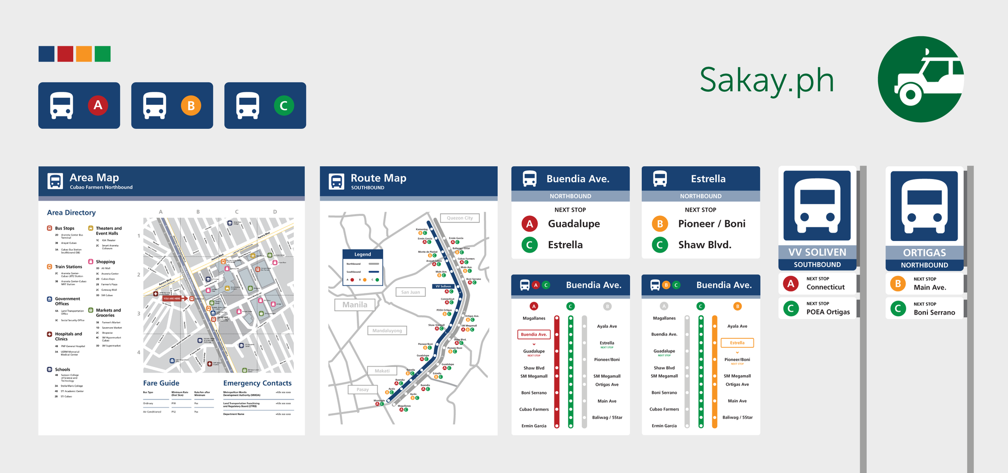 A Redesign of Bus Stops and Signage in Metro Manila